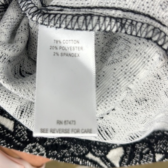 Taylor Flora lDetail Black and White 3/4 Sleeve Mini Dress Size 8 - Picture 10 of 10